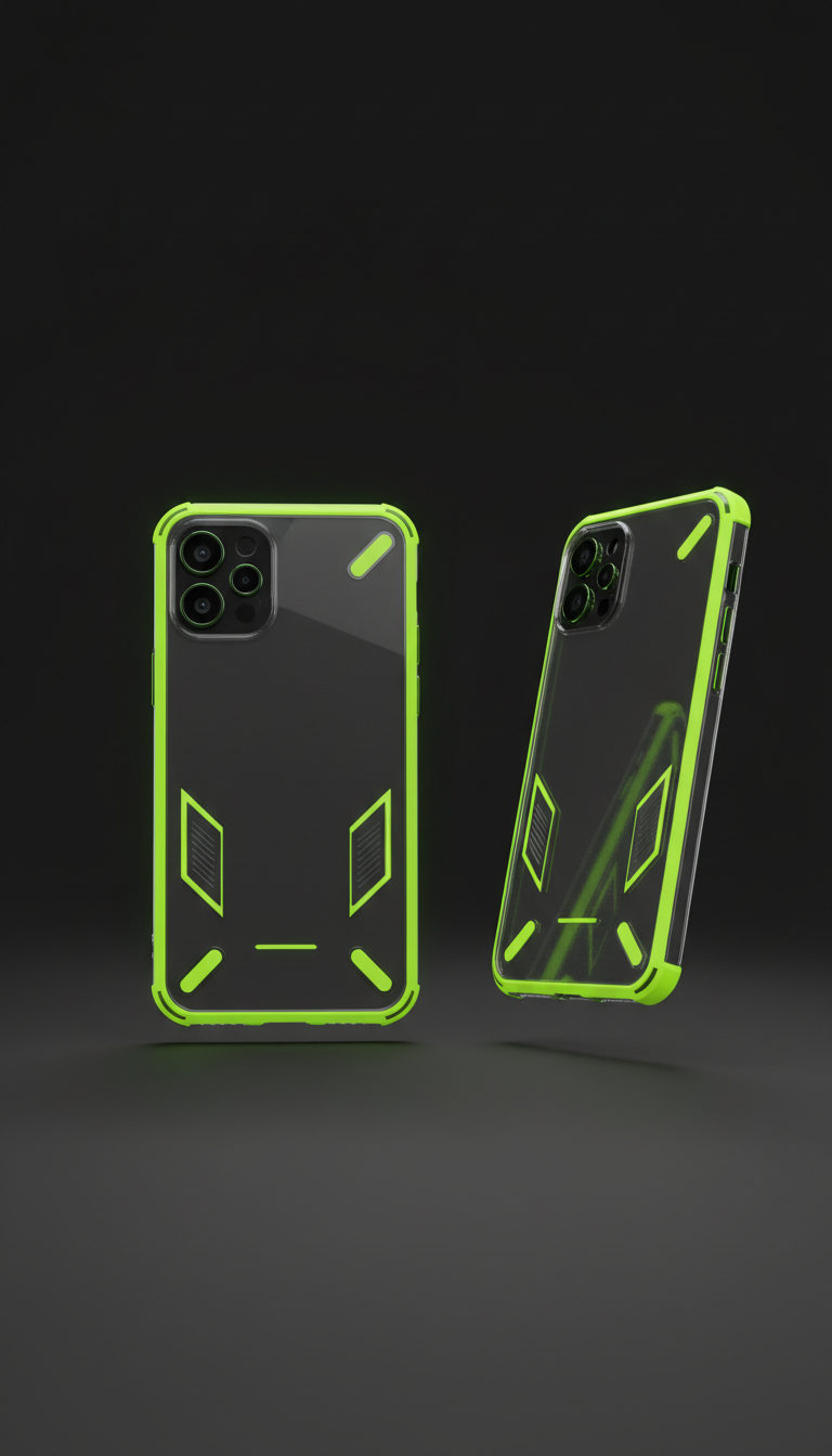 Neon Green Accent Ultra-Slim Case